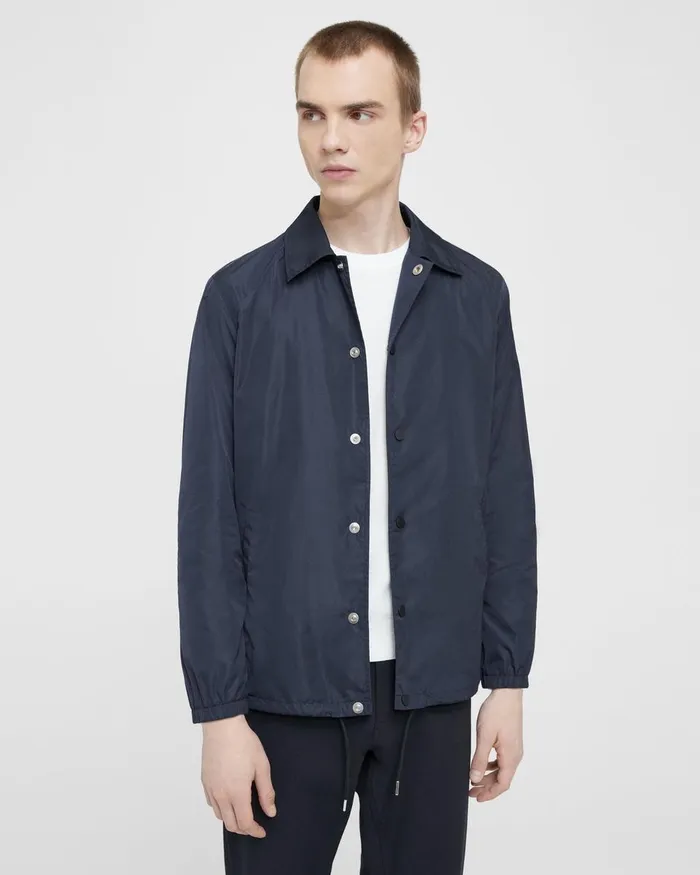 Men Blazers Jackets Theory Coach039s Jacket In Nylon Baltic