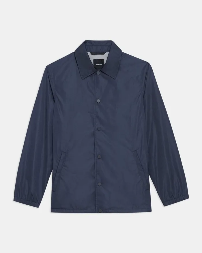 Men Blazers Jackets Theory Coach039s Jacket In Nylon Baltic