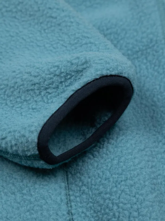 Men Bolster 14 Zip Fleece Ocean Stormoatmeal Finisterre Fleece