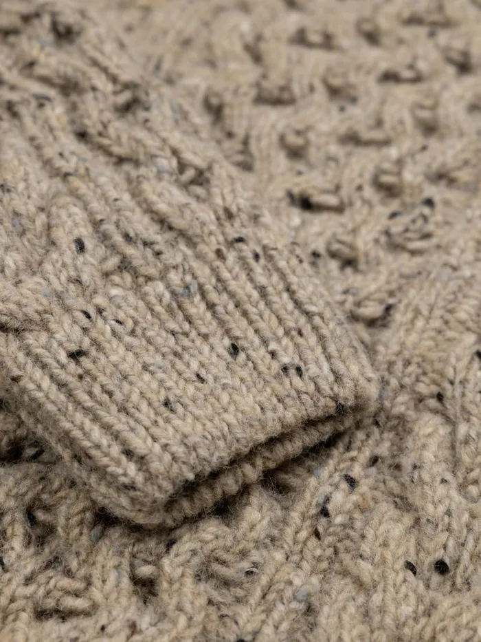 Men Cabet Jumper Oatmeal Finisterre Knitwear