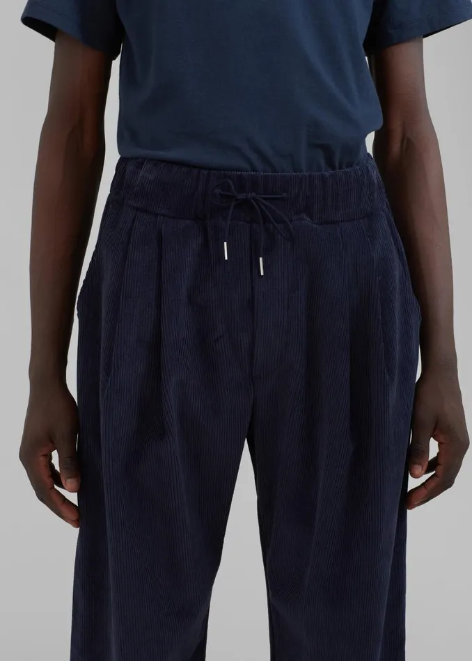 Men Camden Corduroy Pants 8211 Navy The Frankie Shop Bottoms