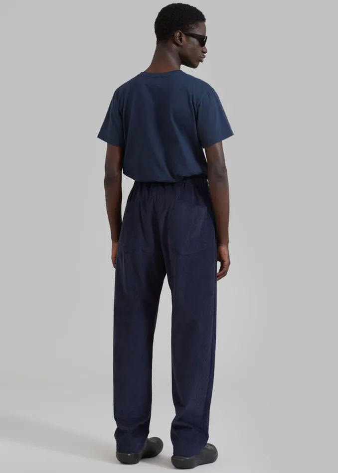 Men Camden Corduroy Pants 8211 Navy The Frankie Shop Bottoms