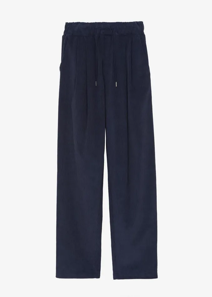 Men Camden Corduroy Pants 8211 Navy The Frankie Shop Bottoms