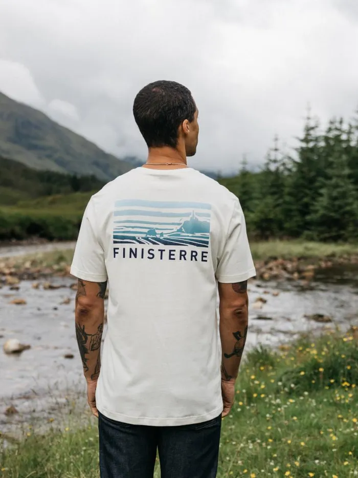 Men Cape TShirt Ecru Finisterre TShirts