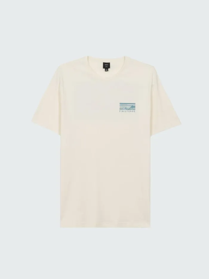 Men Cape TShirt Ecru Finisterre TShirts