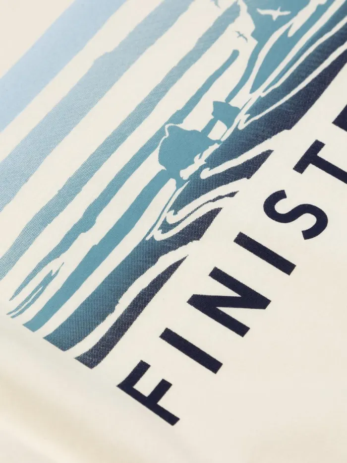 Men Cape TShirt Ecru Finisterre TShirts