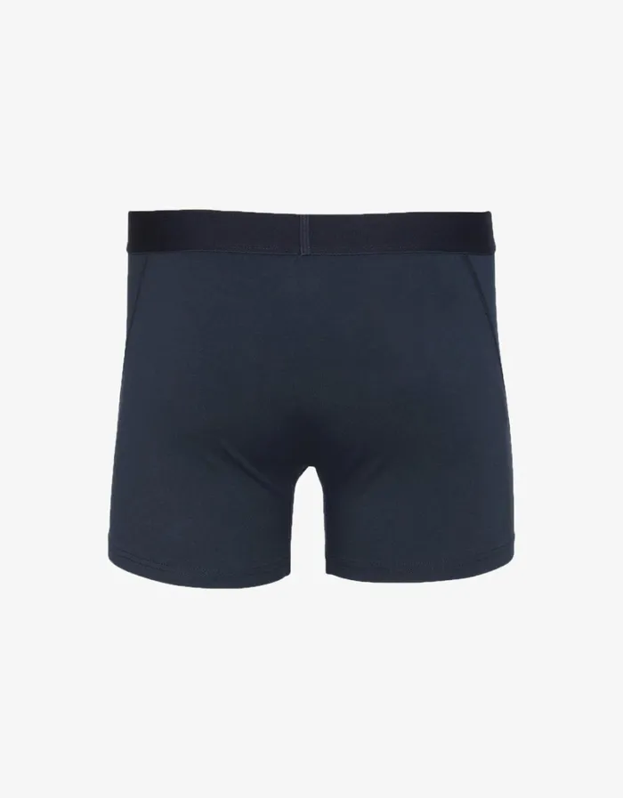 Men Classic Organic Boxer Briefs Navy Blue Colorful Standard Underwear