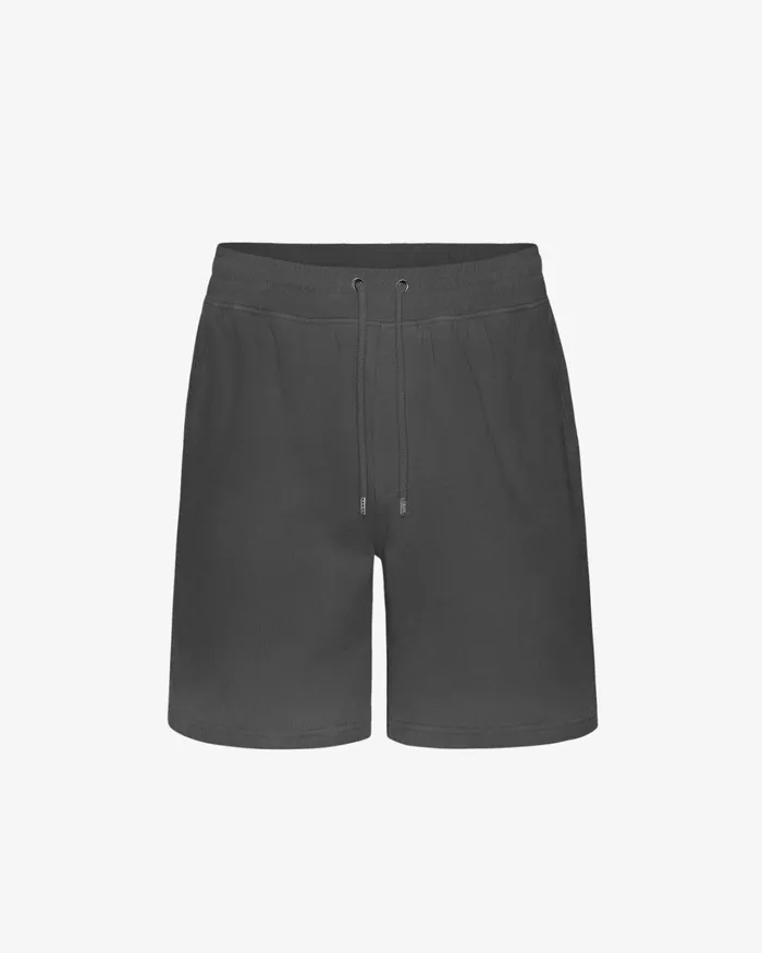 Men Classic Organic Sweatshorts Faded Black Colorful Standard Shorts