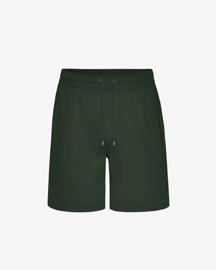 Men Classic Organic Sweatshorts Hunter Green Colorful Standard Shorts