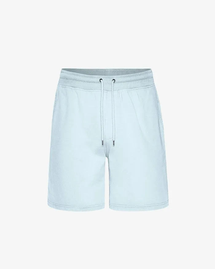 Men Classic Organic Sweatshorts Polar Blue Colorful Standard Shorts