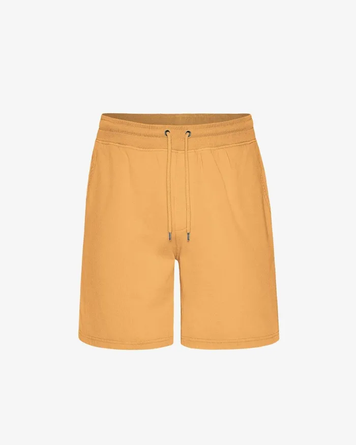 Men Classic Organic Sweatshorts Sandstone Orange Colorful Standard Shorts