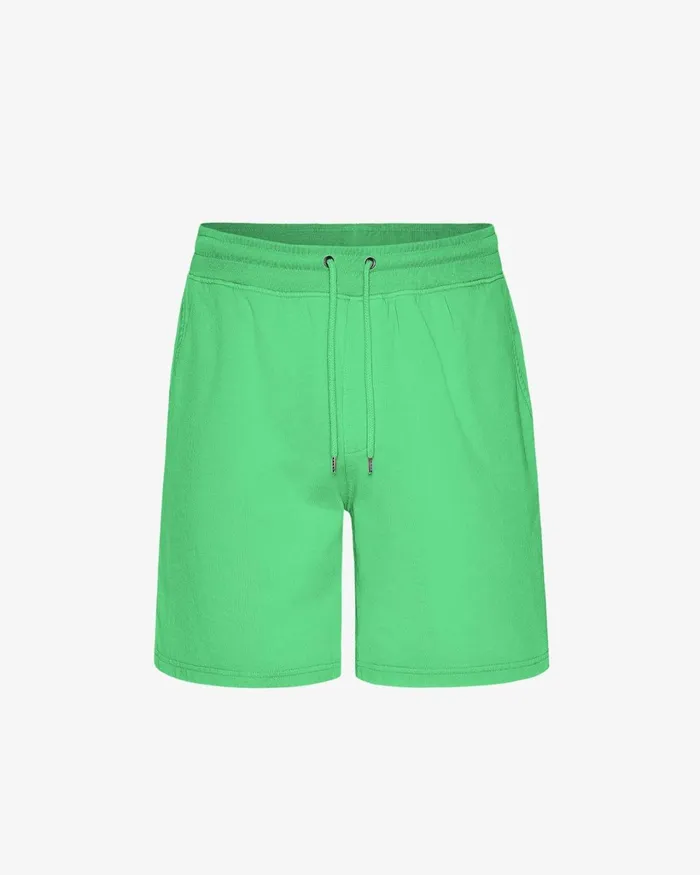 Men Classic Organic Sweatshorts Spring Green Colorful Standard Shorts