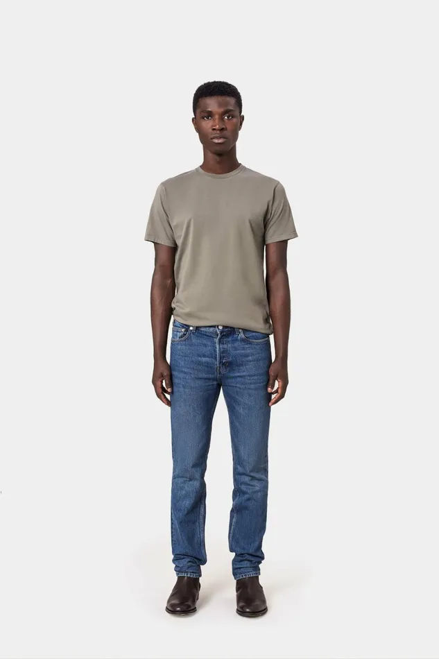 Men Classic Organic Tee Midnight Forest Colorful Standard TShirts
