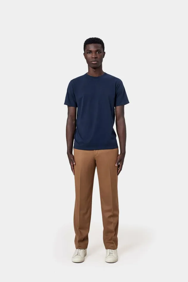 Men Classic Organic Tee Misty Brown Colorful Standard TShirts