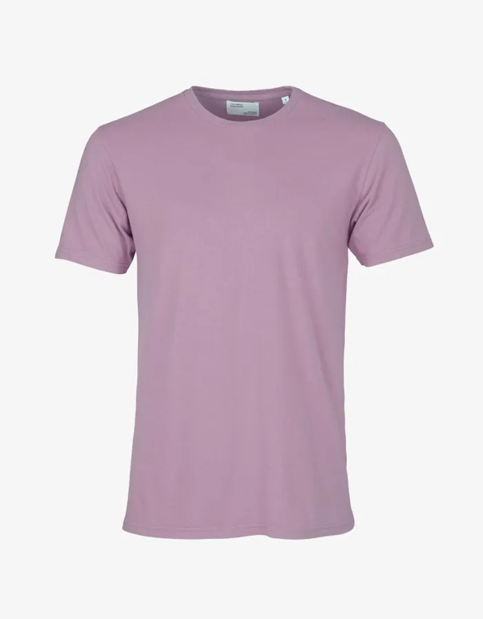Men Classic Organic Tee Pearly Purple Colorful Standard TShirts