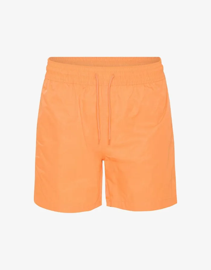Men Classic Swim Shorts Sunny Orange Colorful Standard Shorts