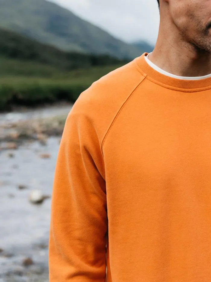 Men Coho Sweatshirt Harvest Gold Finisterre Sweatshirts and Hoodies