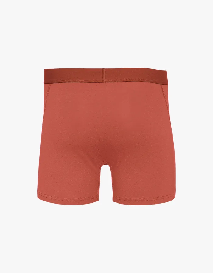 Men Colorfulstandard Classic Organic Boxer Briefs 8211 Dark Amber Underwear