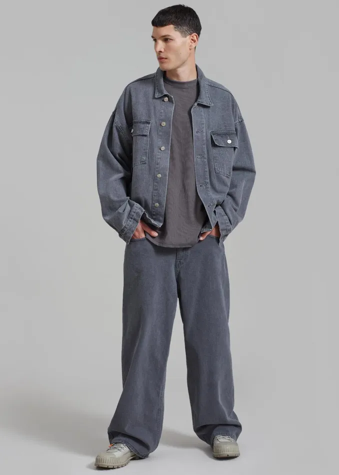 Men Connor Jeans 8211 Grey Wash The Frankie Shop Bottoms