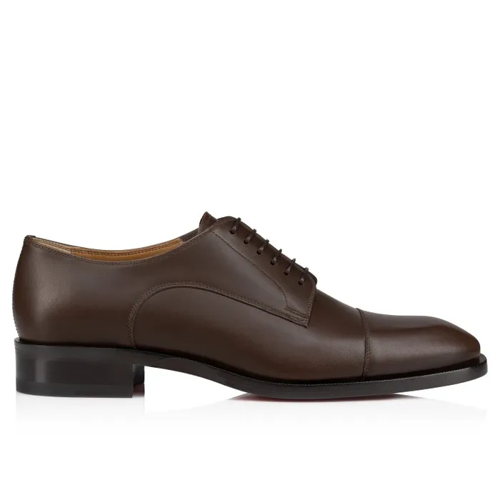 Men Cortomale Derbies 8211 Calf Leather 8211 Cosme Christian Louboutin Buckles and Laceups