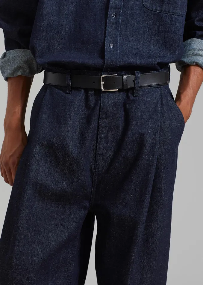 Men Drew Denim Pants 8211 Raw Wash The Frankie Shop Bottoms