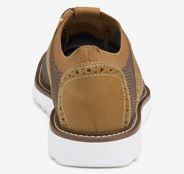 Men Duncan Saddle Tan 2Tone Shoes Johnston and Murphy
