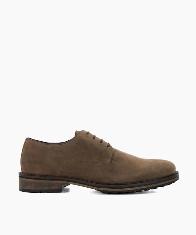 Men Dune London Casual Shoes Round Toe LaceUp Shoes Neutral