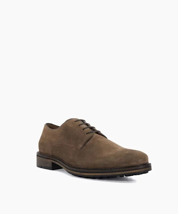 Men Dune London Casual Shoes Round Toe LaceUp Shoes Neutral