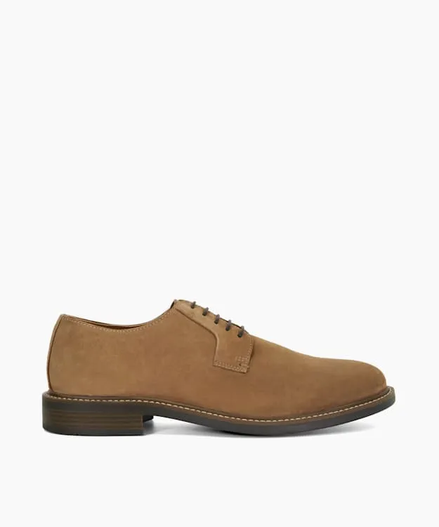 Men Dune London Casual Shoes Stitch Detail Lace Up Brogues Neutral