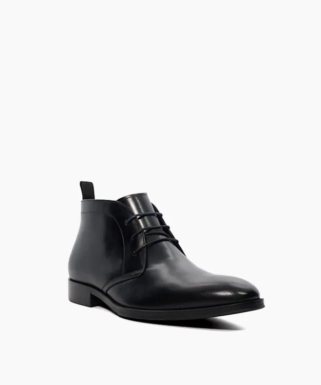 Men Dune London Chukka Boots Leather Chukka Boots Black