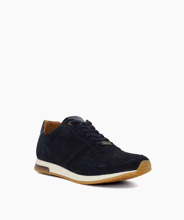 Men Dune London Trainers LaceUp Runner Trainers Blue