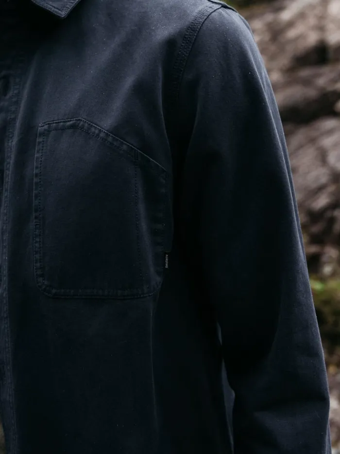Men Eddystone Shirt Navy Finisterre Shirts