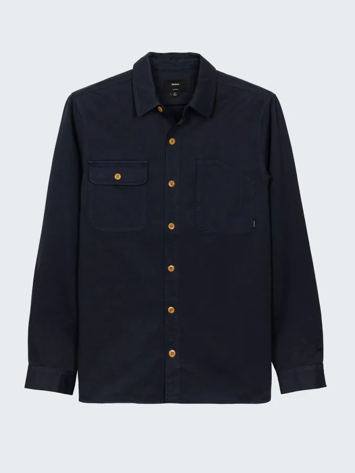 Men Eddystone Shirt Navy Finisterre Shirts