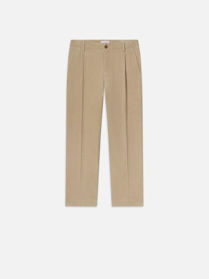 Men FRAME Pants and Shorts Tapered Pleated Trousers