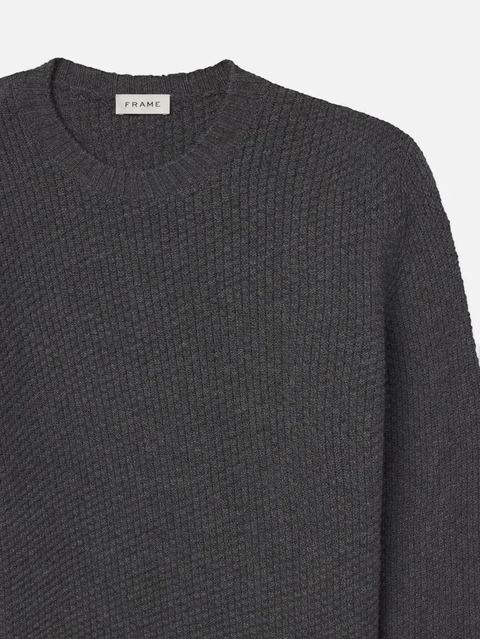 Men FRAME Sweaters and Hoodies Wool Cashmere Textured Sweater Men FRAME Sweaters and Hoodies Wool Cashmere Textured Sweater