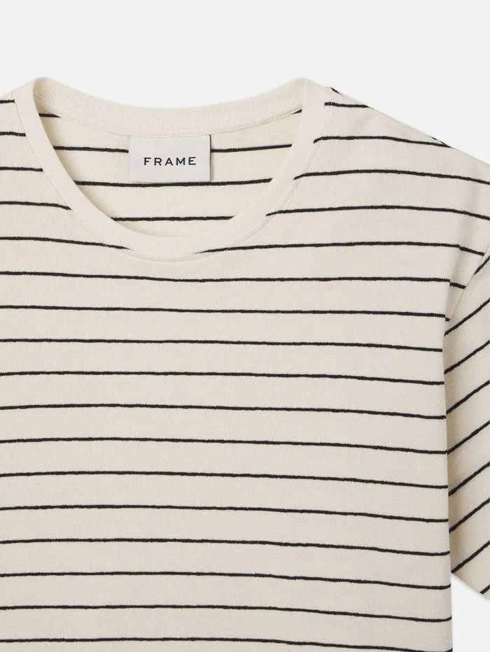 Men FRAME Tees and Polos Relaxed Stripe Tee Men FRAME Tees and Polos Relaxed Stripe Tee