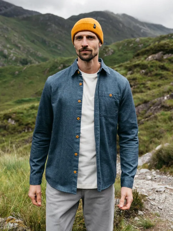 Men Gylly Shirt Ocean Dobby Finisterre Shirts