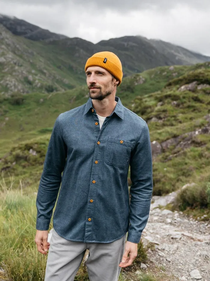 Men Gylly Shirt Ocean Dobby Finisterre Shirts