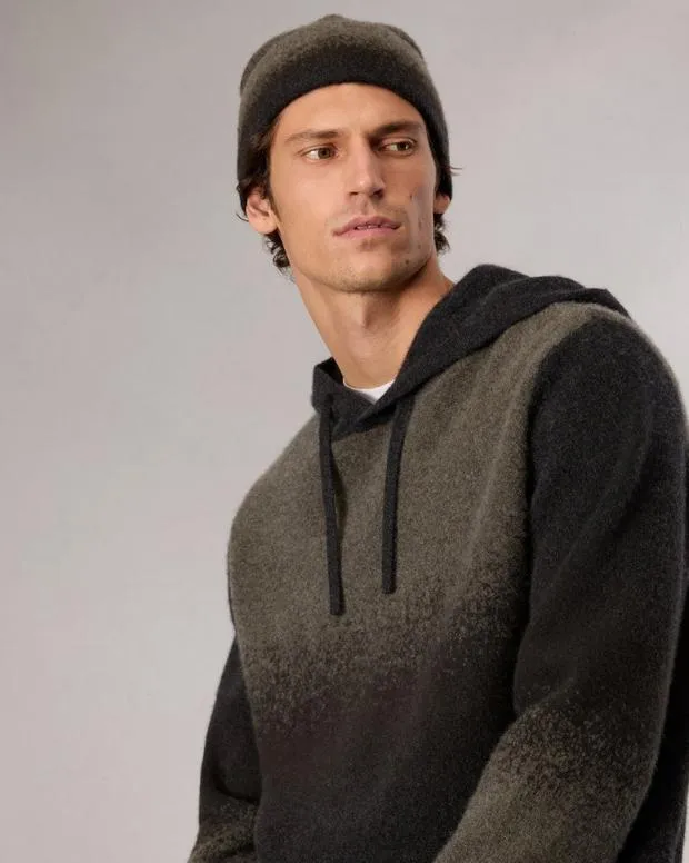 Men Hats and Gloves Rag and Bone Downing WoolBlend Beanie Green Multi