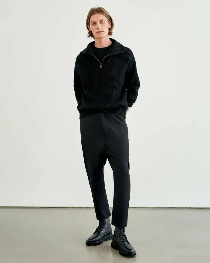 Men HESTON SWEATER Tan Sweaters Nili Lotan