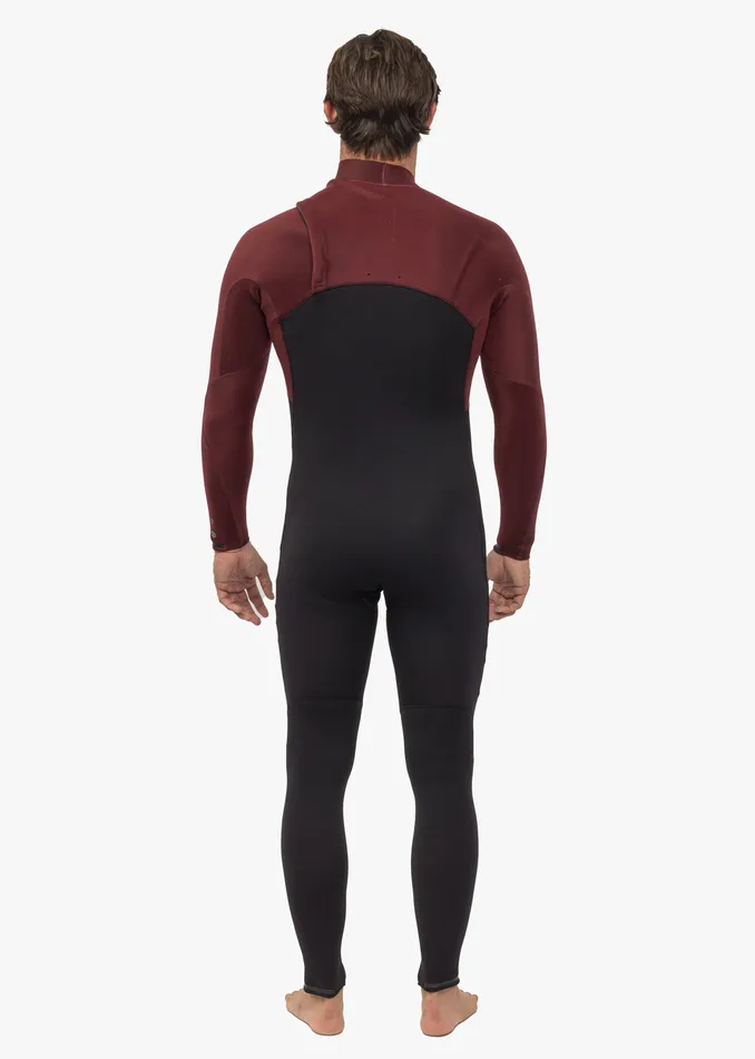 Men High Seas II 43 Full No Zip Wetsuit Wine High Seas Wetsuits Vissla Men High Seas II 43 Full No Zip Wetsuit Wine High Seas Wetsuits Vissla