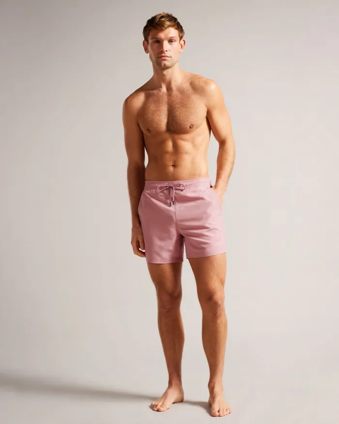 Men HILTREE 8211 Plain Swim Shorts Pink Ted Baker Swimwear and Beachwear