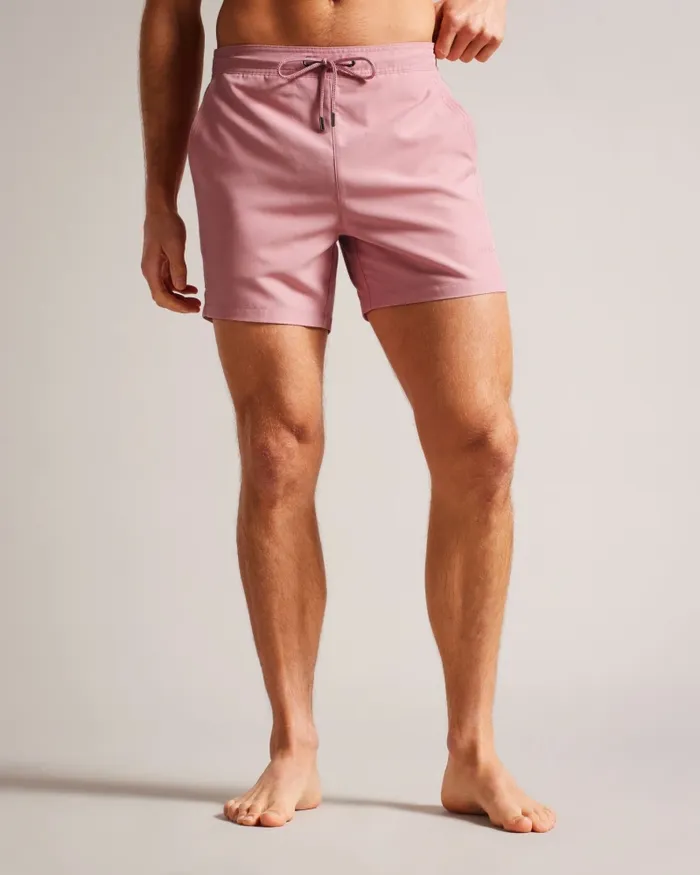 Men HILTREE 8211 Plain Swim Shorts Pink Ted Baker Swimwear and Beachwear