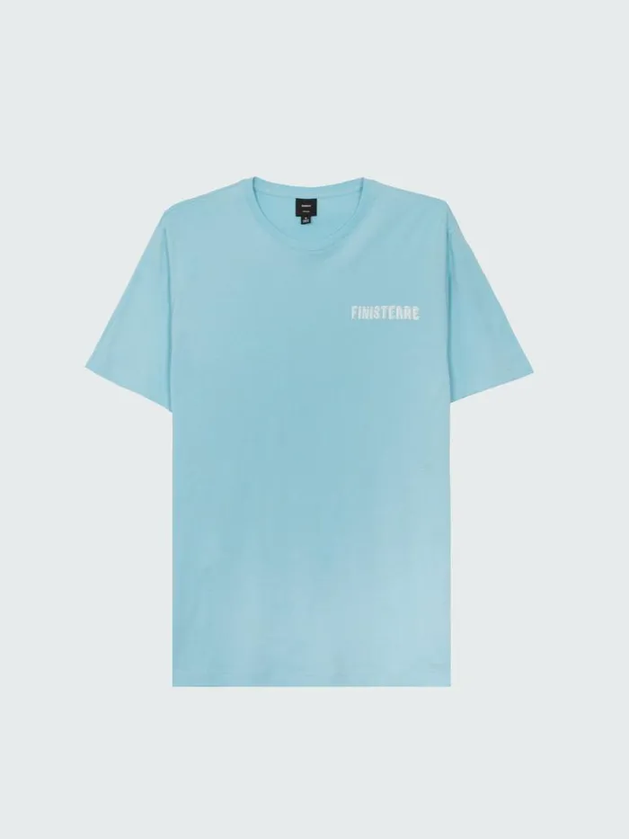 Men Ice Cold TShirt Glacier Blue Finisterre TShirts