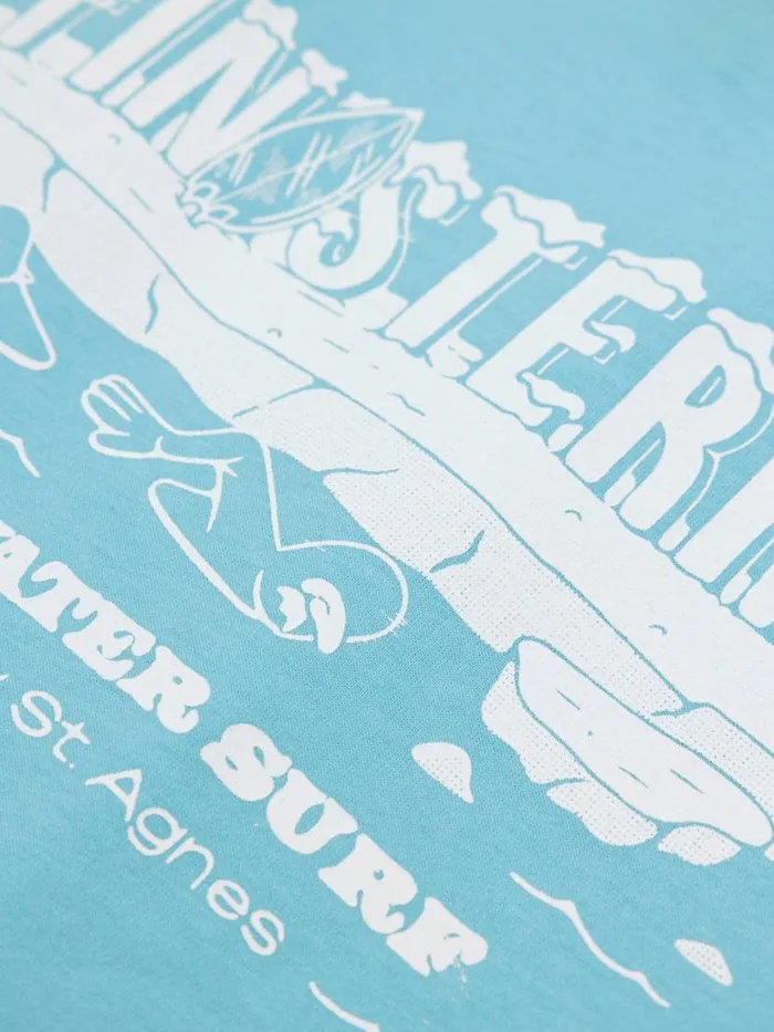 Men Ice Cold TShirt Glacier Blue Finisterre TShirts