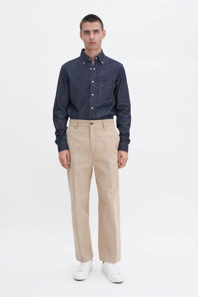 Men Jean Shirt Rinsed Blue Wash Filippa K Shirts