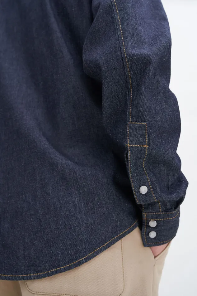 Men Jean Shirt Rinsed Blue Wash Filippa K Shirts
