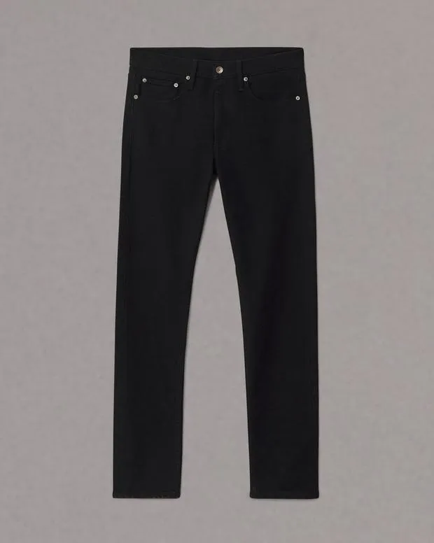 Men Jeans Rag and Bone Fit 2 Slim Fit Jean Authentic Stretch Denim Black