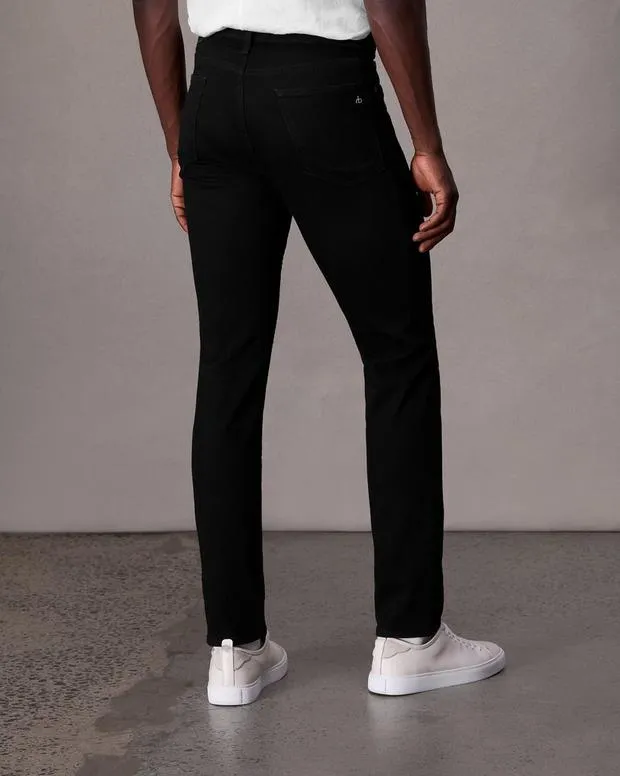 Men Jeans Rag and Bone Fit 2 Slim Fit Jean Authentic Stretch Denim Black