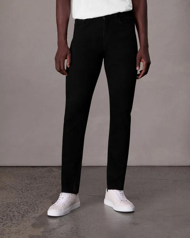 Men Jeans Rag and Bone Fit 2 Slim Fit Jean Authentic Stretch Denim Black